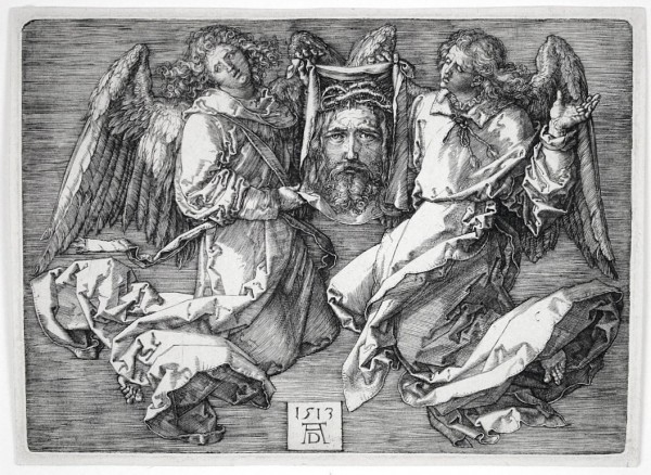 Sudarium Held by Two Angels by Albrecht Durer